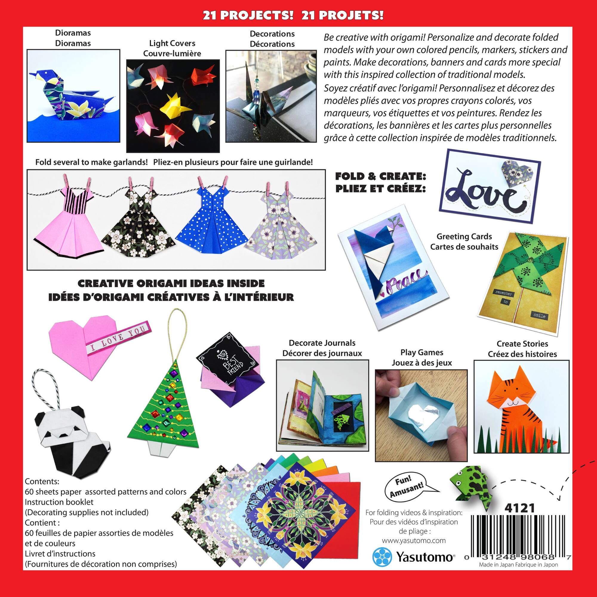 12 Pack: Yasutomo® Creative Origami Kit